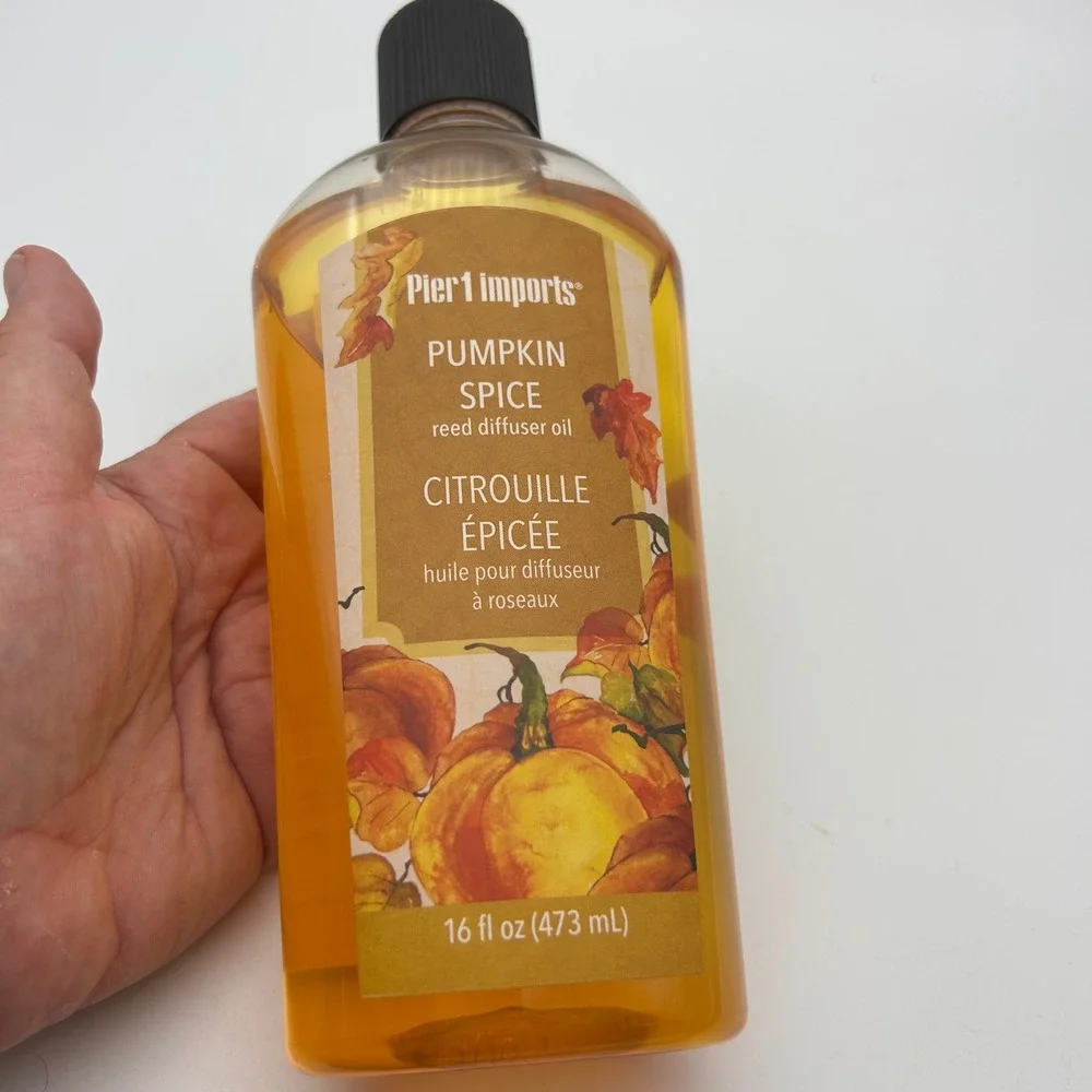 Pier 1 Imports Pumpkin Spice Reed Diffuser Oil Refill 16 fl oz 473 mL USA Made
